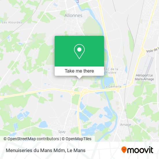 Mapa Menuiseries du Mans Mdm