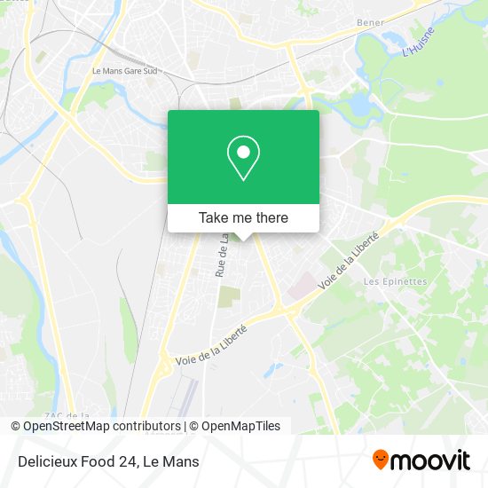 Delicieux Food 24 map