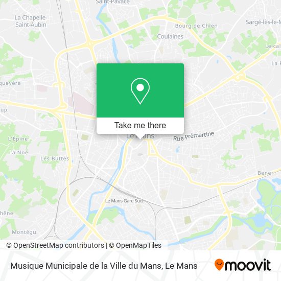Musique Municipale de la Ville du Mans map