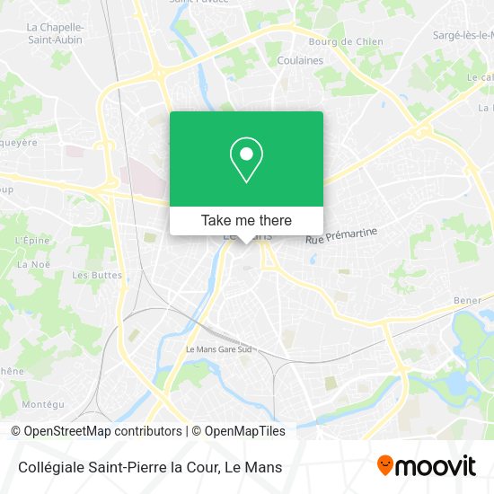 Collégiale Saint-Pierre la Cour map