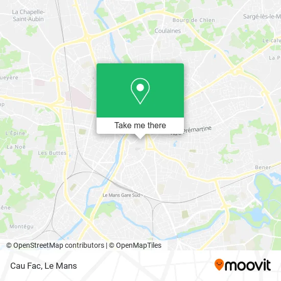 Cau Fac map
