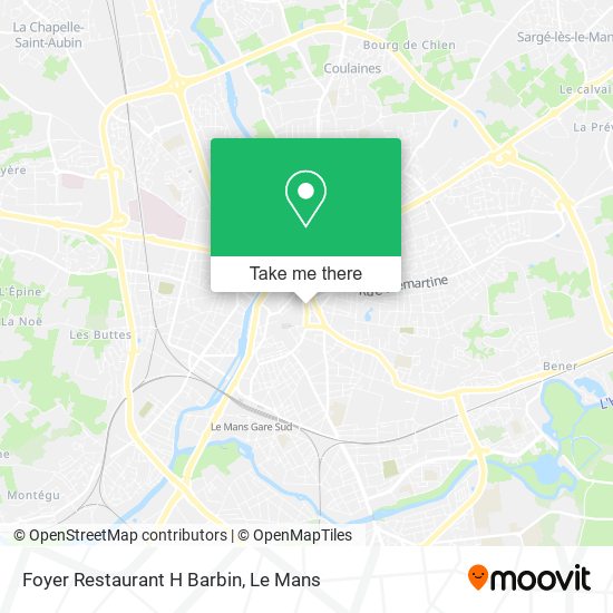 Foyer Restaurant H Barbin map