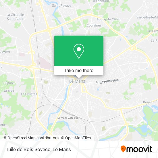 Mapa Tuile de Bois Soveco