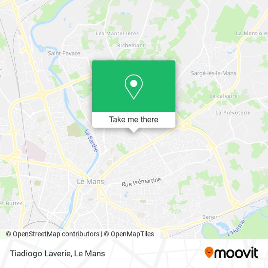 Tiadiogo Laverie map