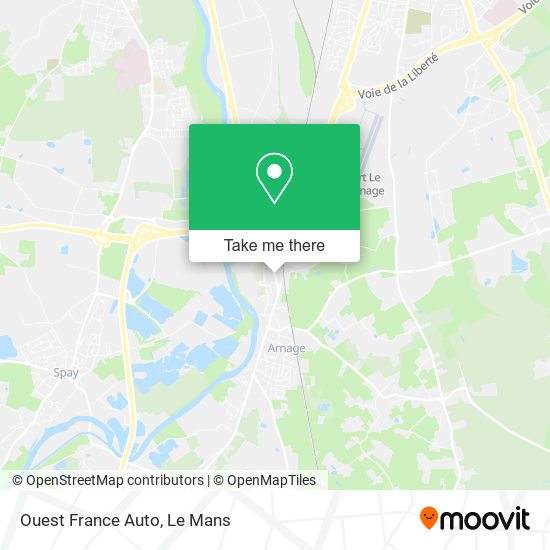 Mapa Ouest France Auto