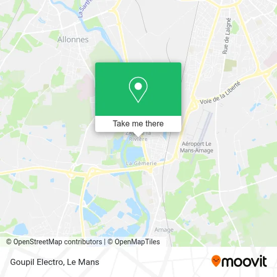 Goupil Electro map