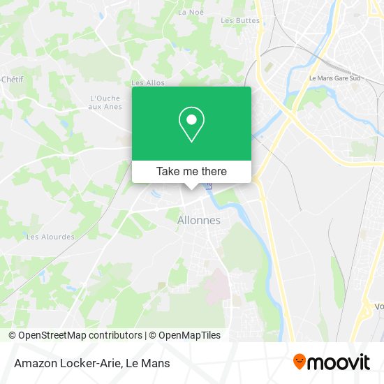 Amazon Locker-Arie map