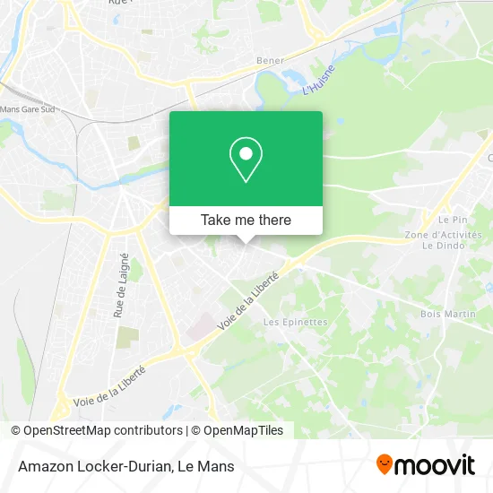 Amazon Locker-Durian map