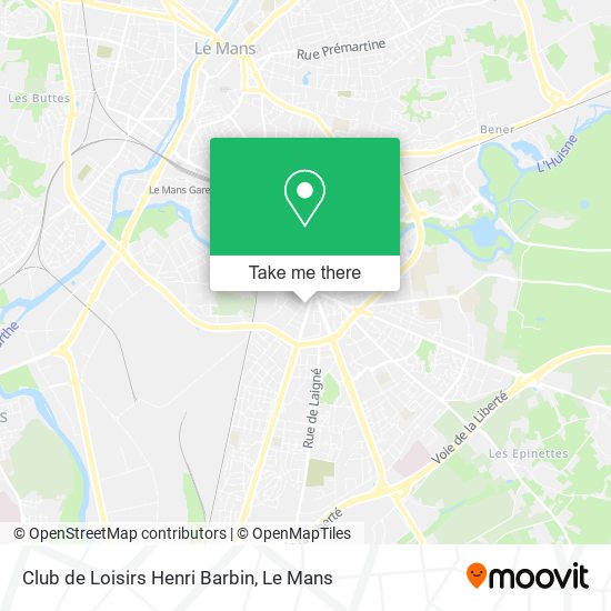 Club de Loisirs Henri Barbin map