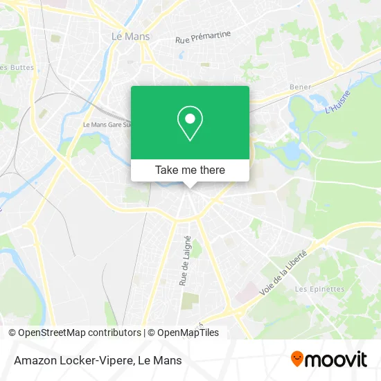 Amazon Locker-Vipere map