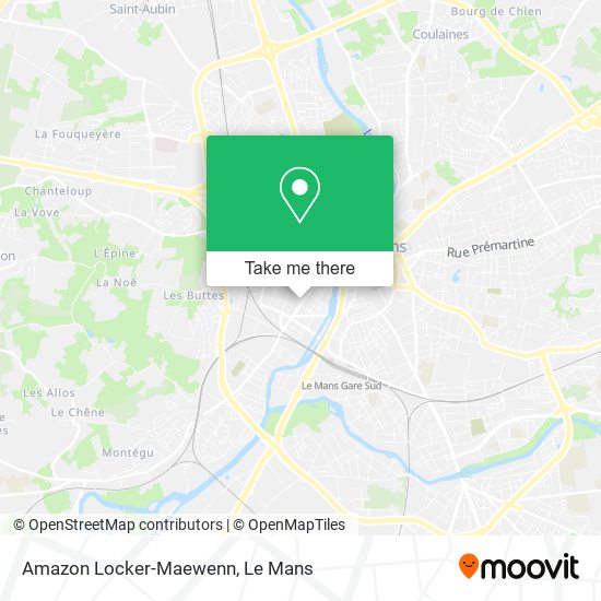 Amazon Locker-Maewenn map