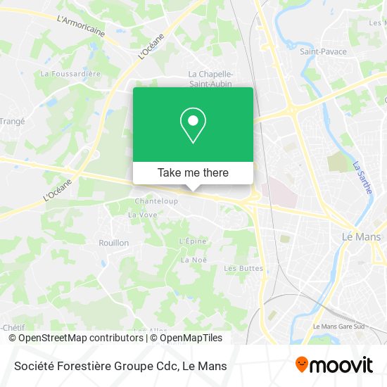 Société Forestière Groupe Cdc map