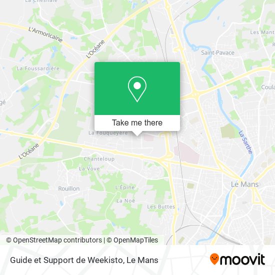Mapa Guide et Support de Weekisto