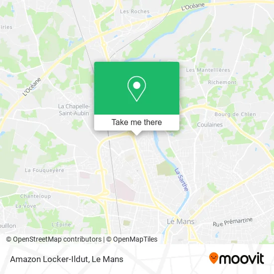 Amazon Locker-Ildut map