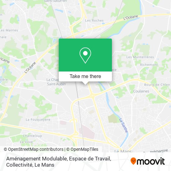 Aménagement Modulable, Espace de Travail, Collectivité map