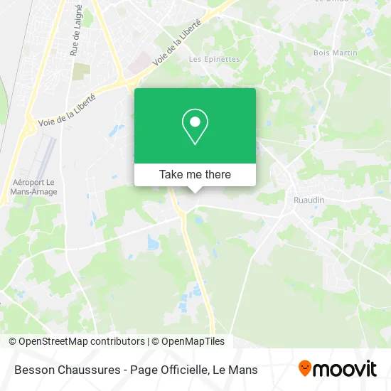 Besson Chaussures - Page Officielle map
