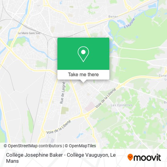 Collège Josephine Baker - Collège Vauguyon map