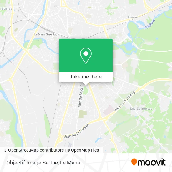 Objectif Image Sarthe map