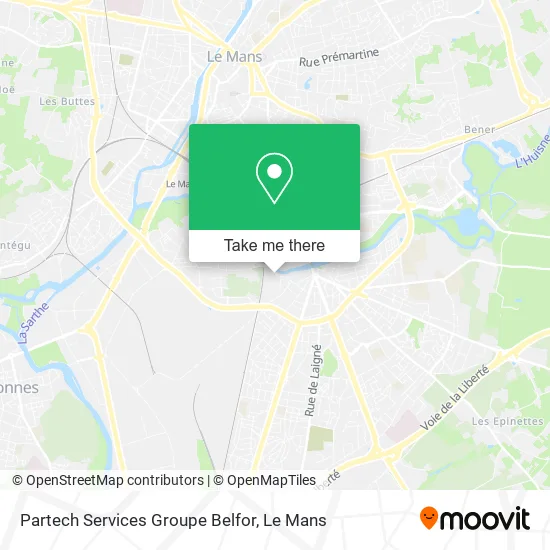 Partech Services Groupe Belfor map