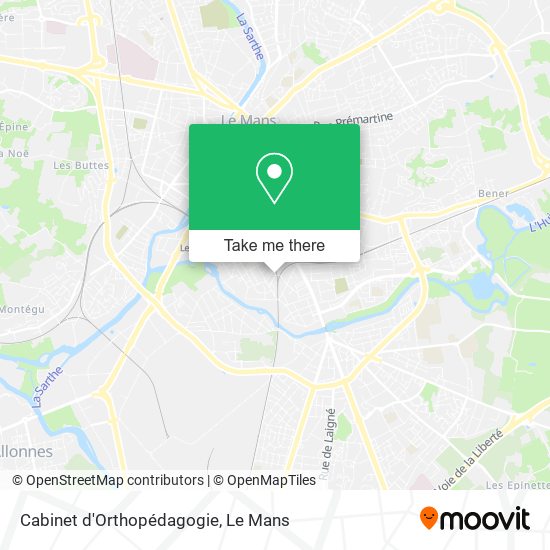 Cabinet d'Orthopédagogie map