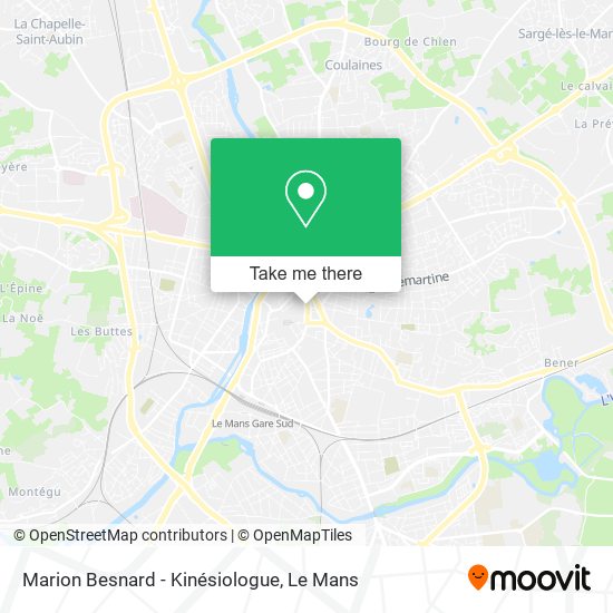 Marion Besnard - Kinésiologue map