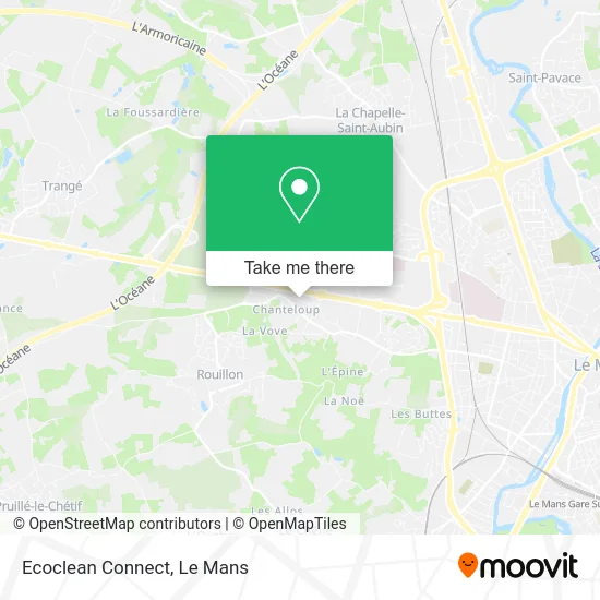 Ecoclean Connect map