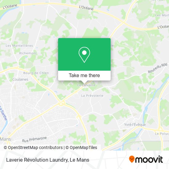 Laverie Révolution Laundry map