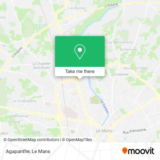 Agapanthe map