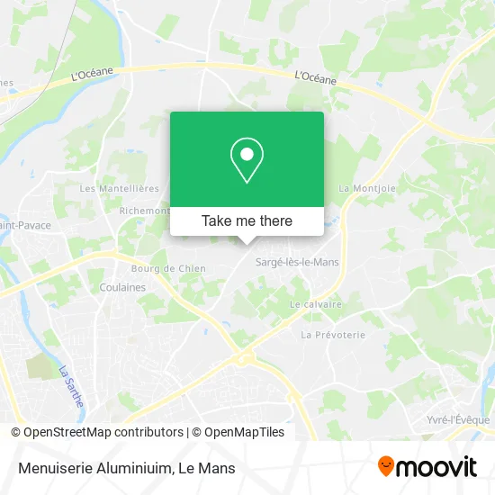 Menuiserie Aluminiuim map