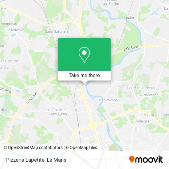 Pizzeria Lapetite map