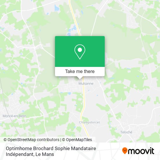 Optimhome Brochard Sophie Mandataire Indépendant map