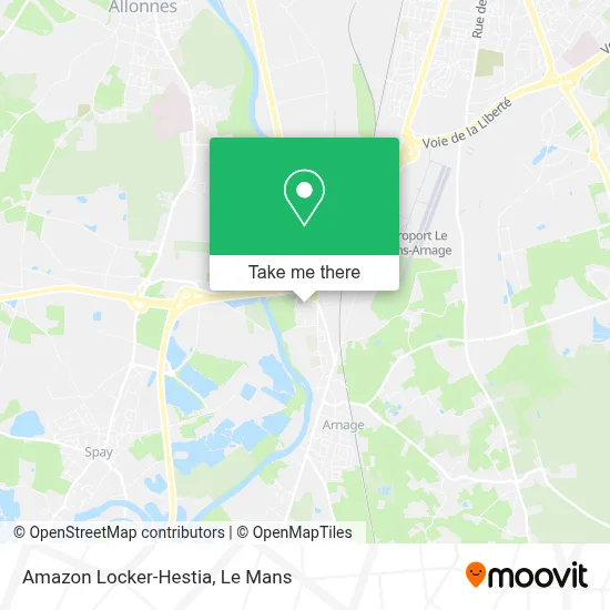 Amazon Locker-Hestia map