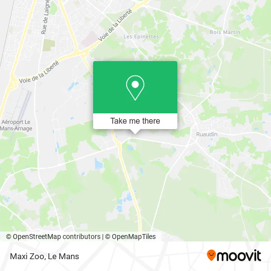 Maxi Zoo map