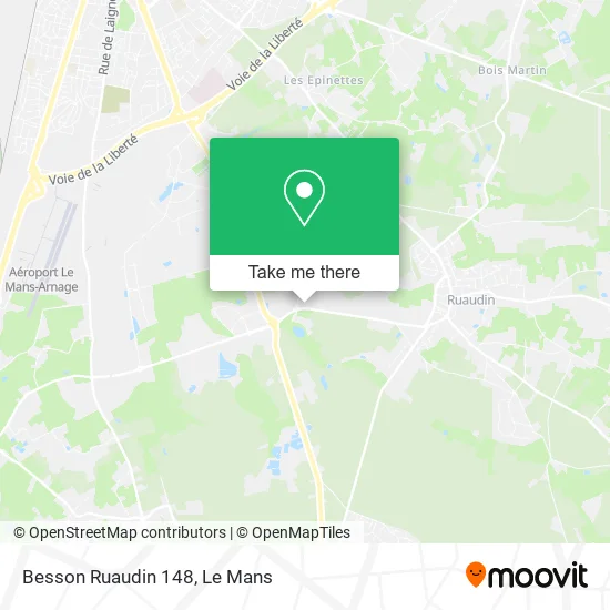 Besson Ruaudin 148 map