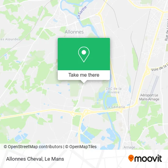 Allonnes Cheval map