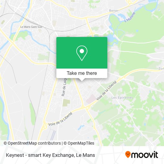 Mapa Keynest - smart Key Exchange