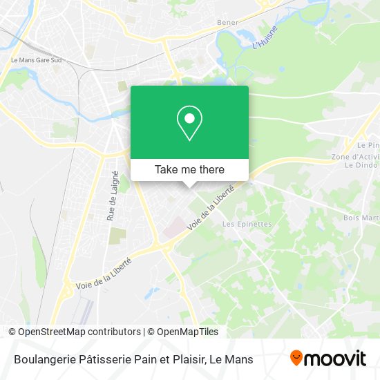 Boulangerie Pâtisserie Pain et Plaisir map