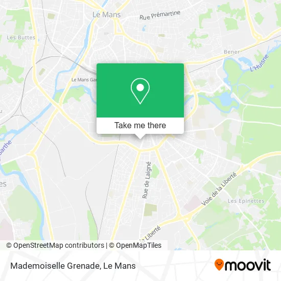 Mademoiselle Grenade map