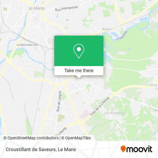 Croustillant de Saveurs map