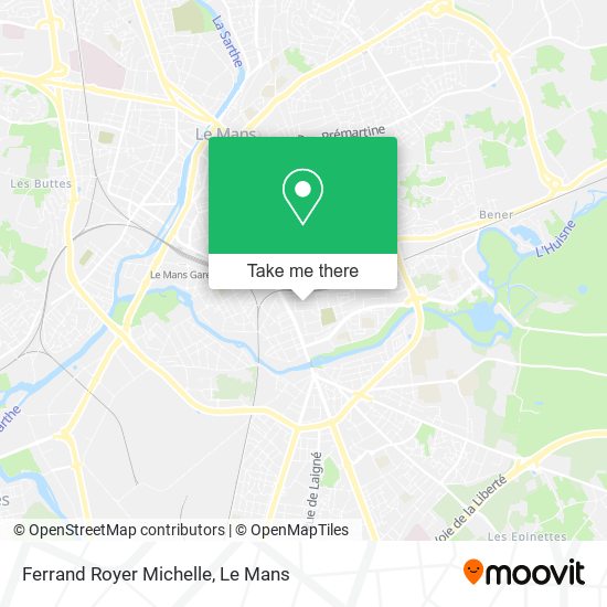 Ferrand Royer Michelle map
