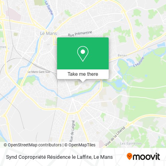 Synd Copropriété Résidence le Laffite map