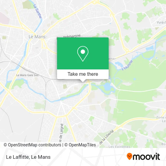 Le Laffitte map