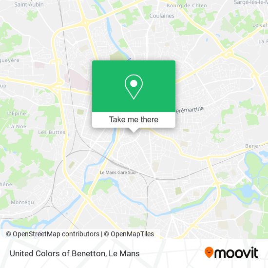 United Colors of Benetton map