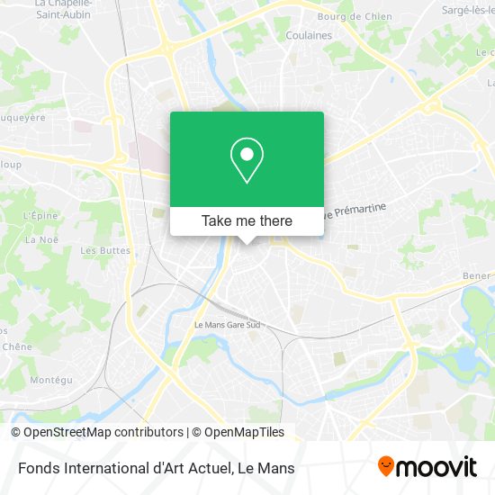 Fonds International d'Art Actuel map