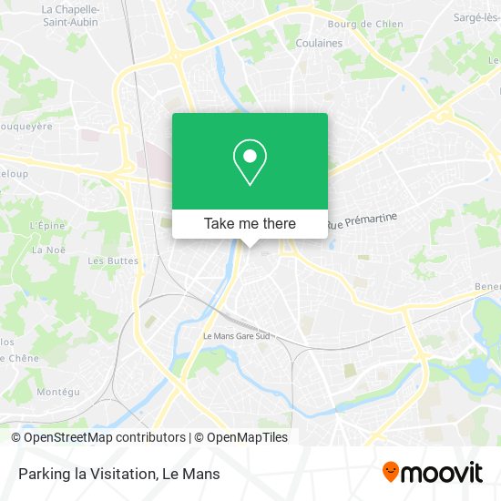 Mapa Parking la Visitation