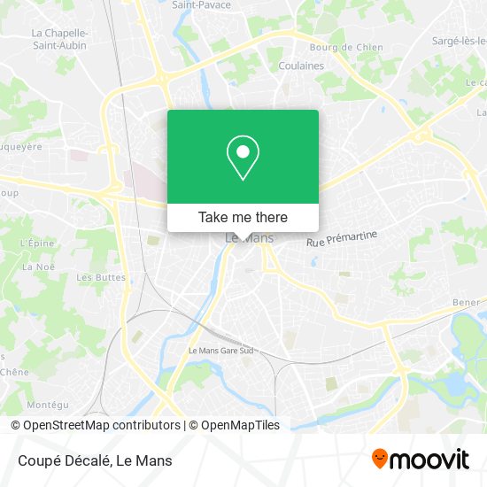 Coupé Décalé map