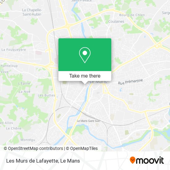 Les Murs de Lafayette map