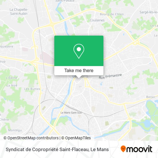 Syndicat de Copropriété Saint-Flaceau map