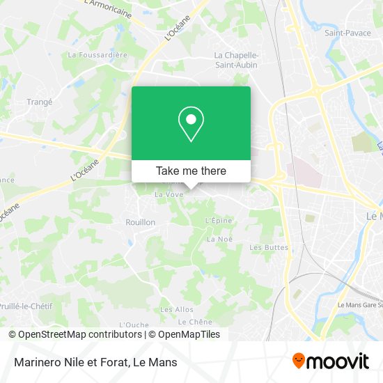 Marinero Nile et Forat map