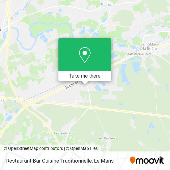 Restaurant Bar Cuisine Traditionnelle map